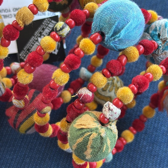 Colorful Beaded Boho Wrap Bracelet - Picture 7 of 14